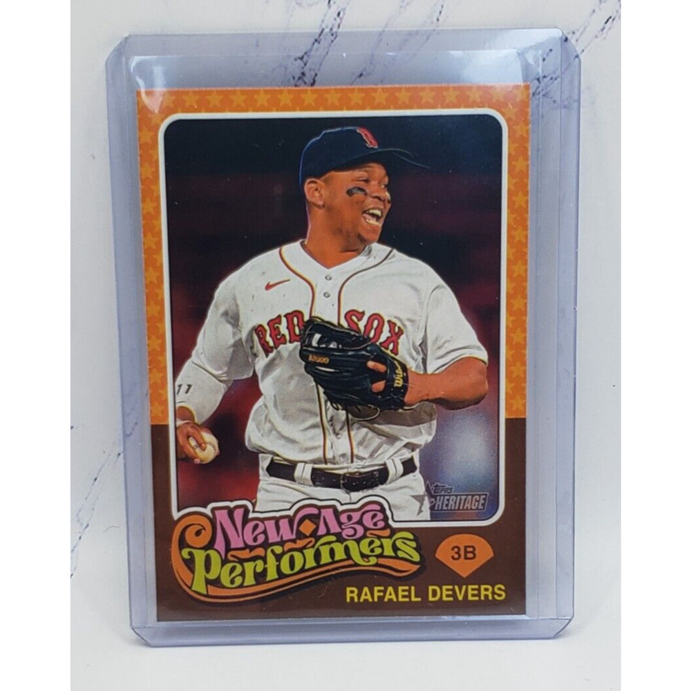 Rafael Devers 2024 Topps Heritage #NAP-19 New Age Performers Boston Red Sox